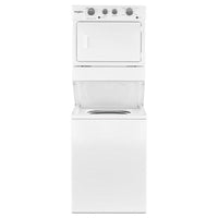 Whirlpool-White-Stacked Washer/Dryer-YWET4027HW