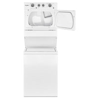 Whirlpool-White-Stacked Washer/Dryer-YWET4027HW