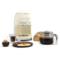 Smeg-Cream-Coffee Machine-DCF02CRUS