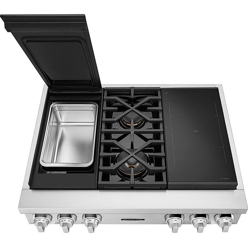 36-inch Dual Fuel Built-in Rangetop with Induction Technology