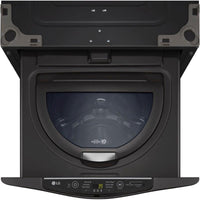 LG-Black Stainless-Pedestal Washer-WD200CB