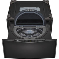 LG-Black Stainless-Pedestal Washer-WD200CB