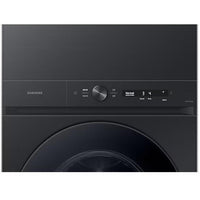 Samsung-Black Stainless Steel-Stacked Dryer/Dryer-WH46DBH550EVAC