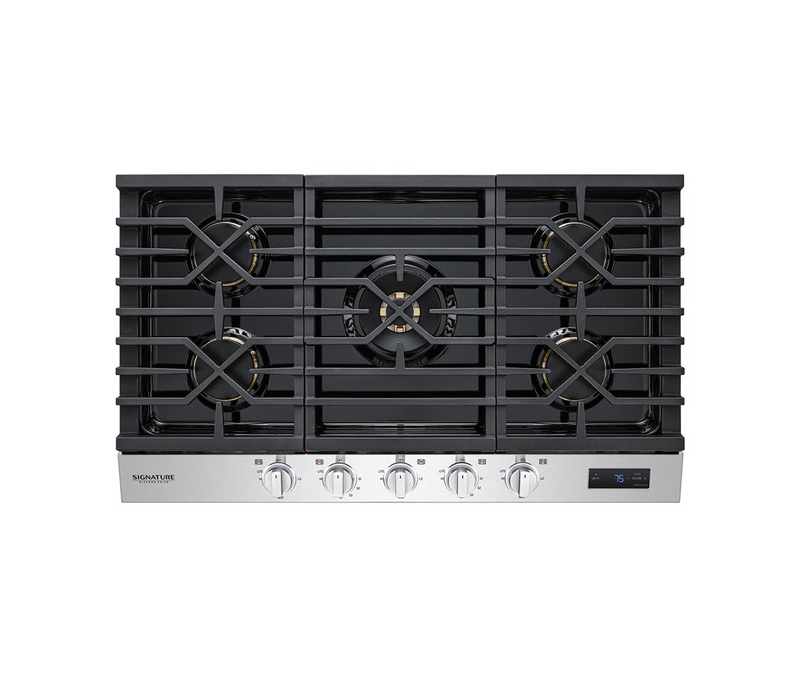 Signature Kitchen Suite-Black Stainless-Gas-SKSGT3654S