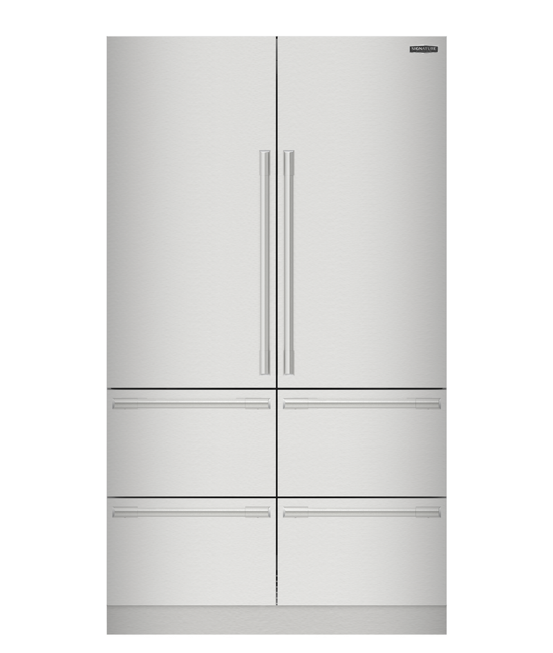 テラブラシ 48-inch, 26 cu. ft. Built-in French 6-Door Refrigerator with Wi-Fi