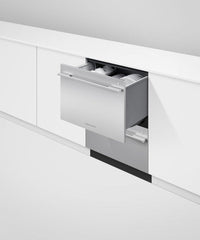 Fisher & Paykel-Stainless Steel-Top Controls Double Drawer-DD24DDFTX9N