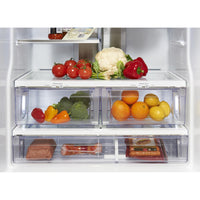 GE White Refrigerator-PNE25NGLKWW