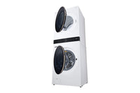LG-White-Stacked Washer/Dryer-WKE100HWA