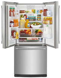 Maytag-Stainless Steel-French 3-Door-MFW2055FRZ