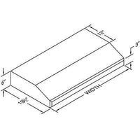 Vent-A-Hood Range Hoods SLH6-K36WH