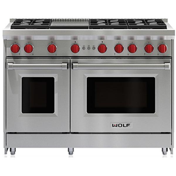 Gr486g 48-inch Freestanding Gas Range with Convection | Appliance Canada