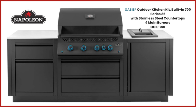Napolean OASIS® Outdoor Kitchen Kit, Built-in 700 Series 32OASIS® Outdoor Kitchen Kit, Built-in 700 Series 32 - OOK-001