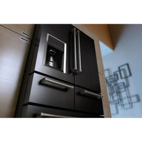 KitchenAid-Black Stainless-French 5-Door-KRMF706EBS