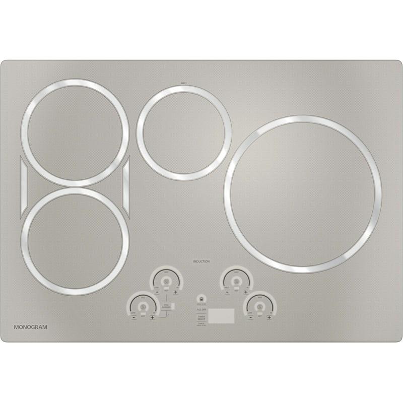 Monogram-Silver-Induction Cooktop