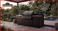 Napolean OASIS® Outdoor Kitchen Kit, Built-in 700 Series 32 with Stainless Steel Countertops -OOK-002