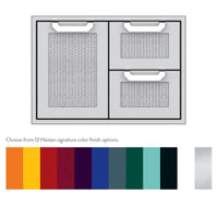 Hestan Drawer & Door Center AGSDR42-BK