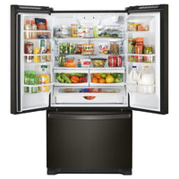 Whirlpool-Black Stainless-French 3-Door-WRF535SWHV