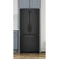 Whirlpool-Black-French 3-Door-WRF560SMHB