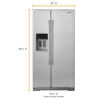 Whirlpool Side-by-Side WRSA71CIHZ
