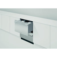 Fisher & Paykel-Stainless Steel-Top Controls Double Drawer-DD24DDFTX9N