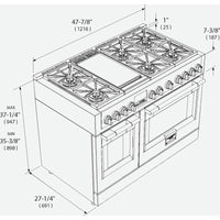 Fulgor Milano Dual Fuel F6PDF486GS1