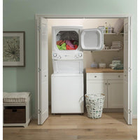 GE Stacked Washer/Dryer GUD27EEMNWW