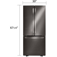 LG-Black Stainless-French 3-Door-LRFNS2200D