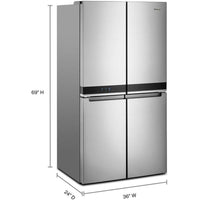 Whirlpool-Stainless Steel-French 4-Door-WRQA59CNKZ