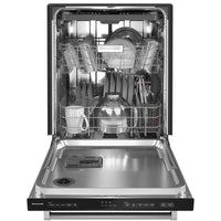 KitchenAid-Black Stainless-Top Controls-KDTE204KBS