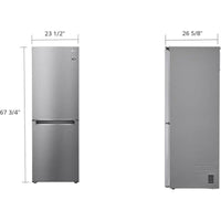 LG-Platinum-Bottom Freezer-LRDNC1004V
