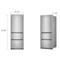 LG-Platinum-Bottom Freezer-LRKNS1205V