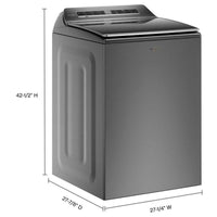 Whirlpool-Silver-Top Loading-WTW8127LC