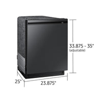 Samsung-Black Stainless-Top Controls-DW80B7070UG/AC