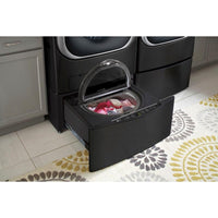 LG-Black Stainless-Pedestal Washer-WD200CB