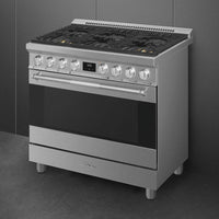 Smeg-Stainless Steel-Gas-SPR36UGGX