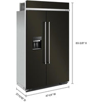 KitchenAid Side-by-Side KBSD708MBS