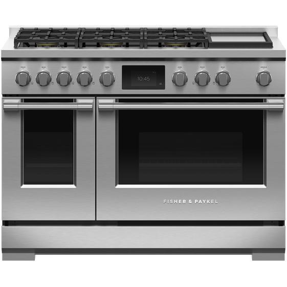 Fisher & Paykel-Stainless Steel-Dual Fuel Range