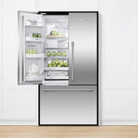 Fisher & Paykel-Stainless Steel-French 3-Door-RF201AHJSX1
