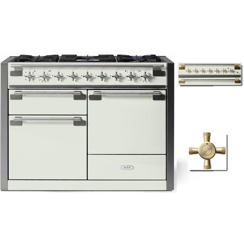 AGA-White-Dual Fuel Range