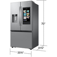 Samsung-Stainless Steel-French 3-Door-RF27CG5900SRAC