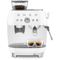 Smeg-White-Espresso Machine-EGF03WHUS