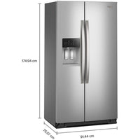 Whirlpool Side-by-Side WRSC5536RZ