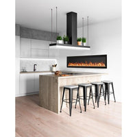NEFL60CFH-1 Entice™ 60 Wall-Hanging Electric Fireplace