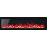 NEFL60CFH-1 Entice™ 60 Wall-Hanging Electric Fireplace