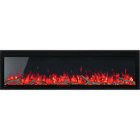 NEFL60CFH-1 Entice™ 60 Wall-Hanging Electric Fireplace