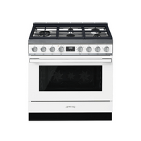 Discontinued New in Box Smeg Dual Fuel CPF36UGMWH