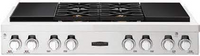 Signature 48-inch Dual-Fuel Pro Rangetop with Sous Vide and Induction - SKSRT480SIS