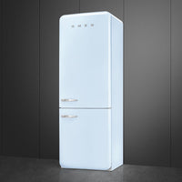 Smeg 28" Btmt Refrigerator Pastel blue - FAB38URPB