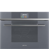 Smeg Linea 24" Steam Oven Mystic Grey -  SFU4104VCS