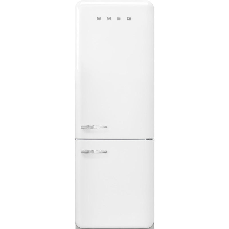 Smeg 28" Btmt Refrigerator White - FAB38URWH